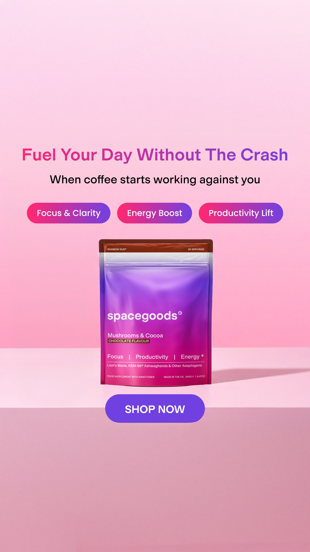Spacegoods Facebook ad