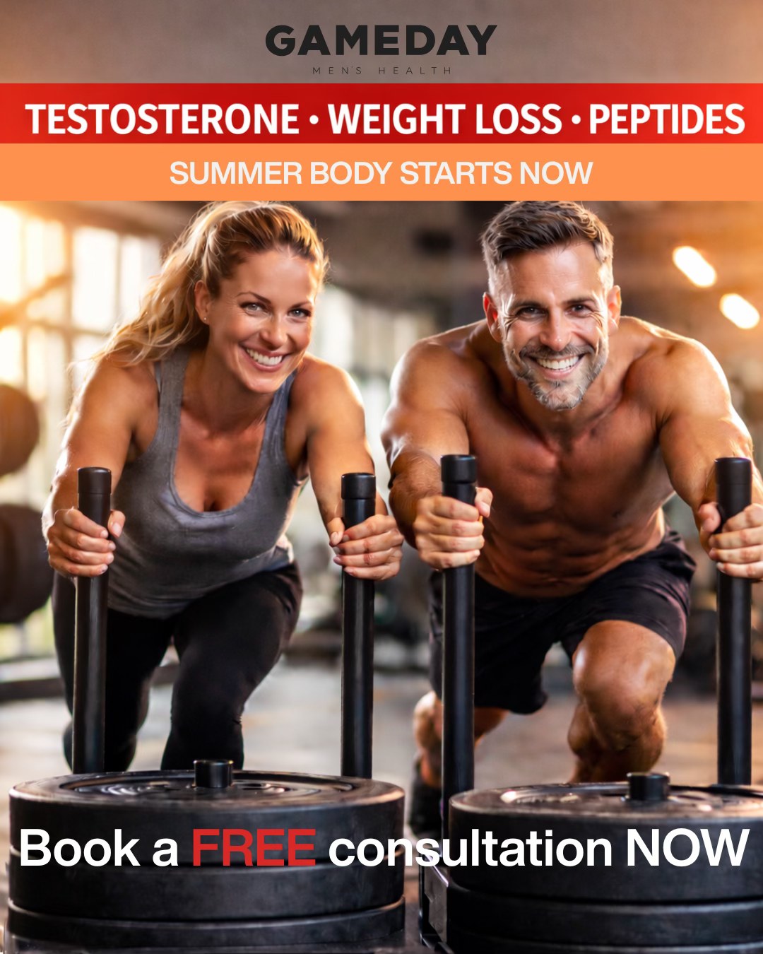 Gameday Men's Health Facebook ad: Book Appointment - Gameday Men's Health - Lee's Summit