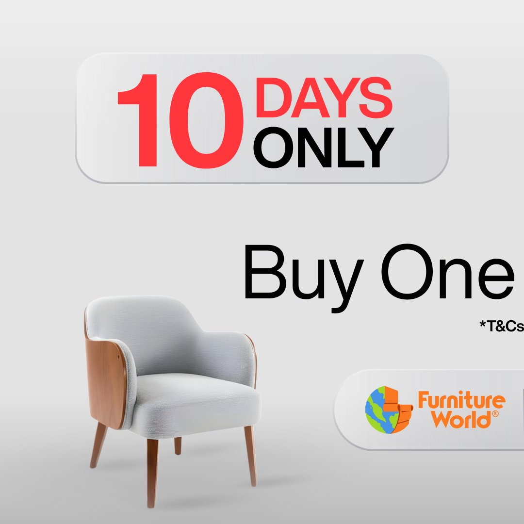 Furniture World Malaysia Facebook ad: For 10 days only, we’re offering Buy 1…