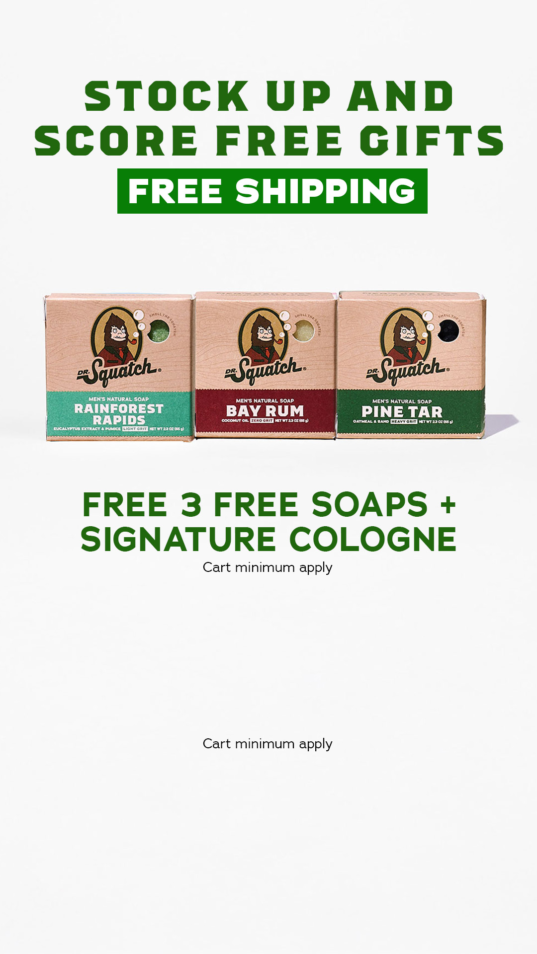 Dr. Squatch Facebook ad