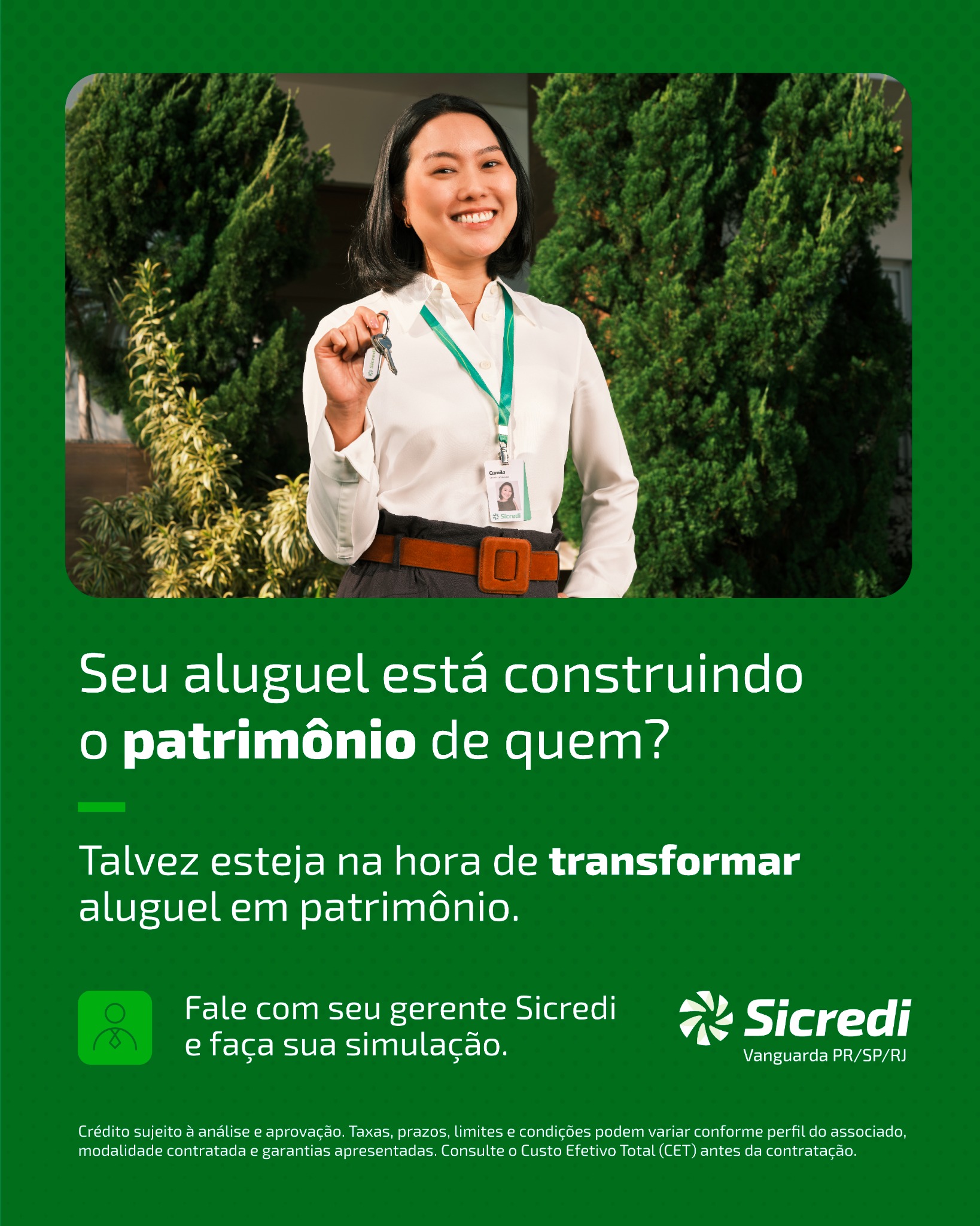 Sicredi Vanguarda PR/SP/RJ Facebook ad from Aug 7, 2026