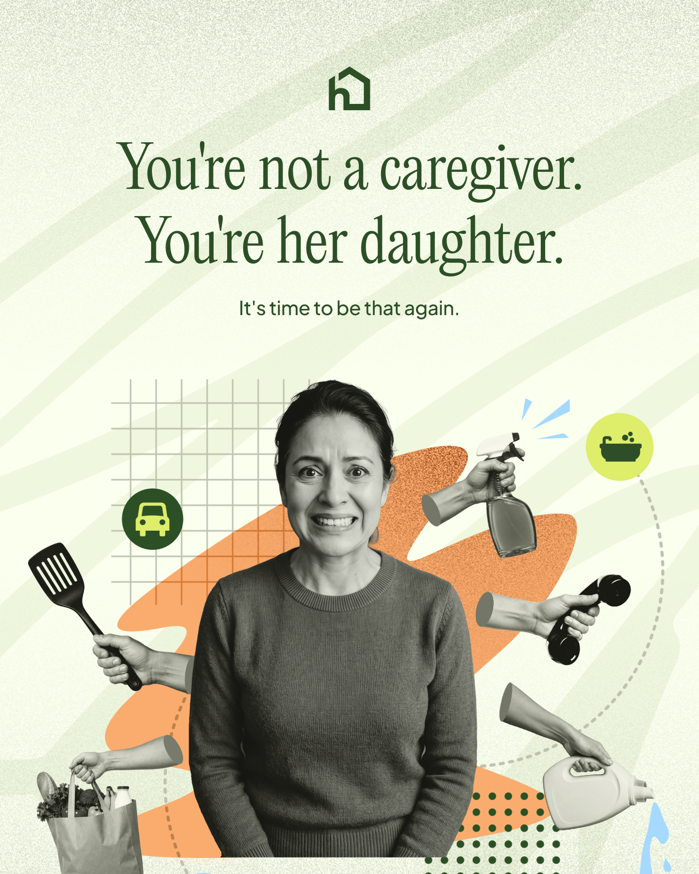 Home Instead Facebook ad: You're not a caregiver. You're her daughter.