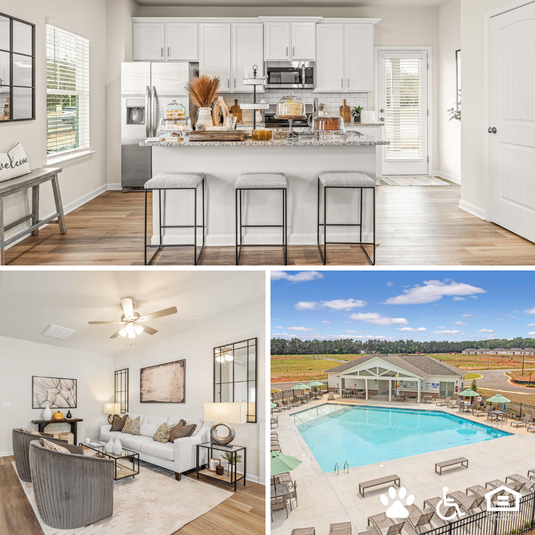 Grove Landing Homes Facebook ad: 1 Month Free and Reduced Rates!*