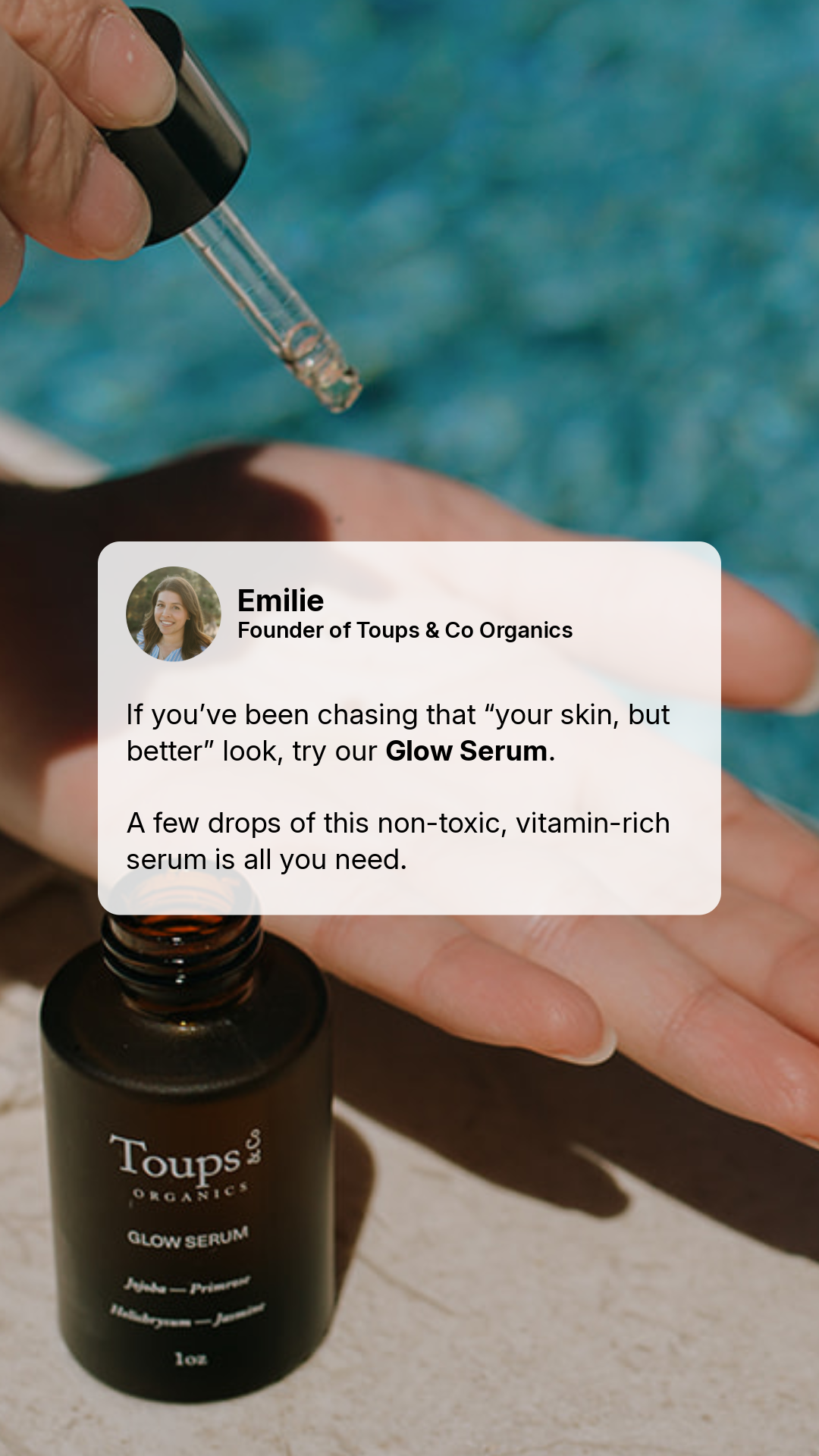 Toups and Co Organics Facebook ad