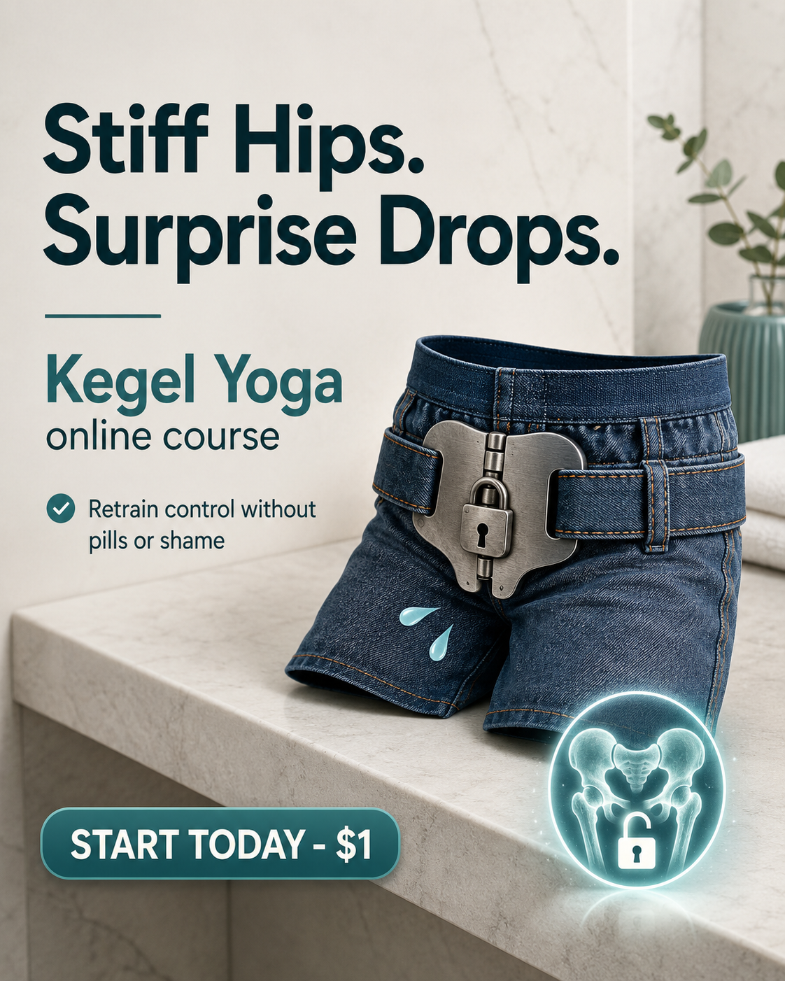 Newmindstart Body Facebook ad: Kegel Yoga For Men’s Health