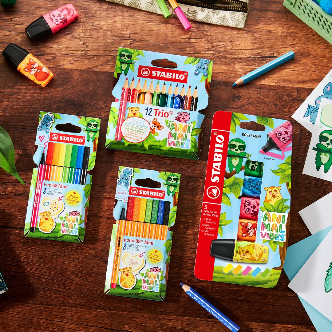 STABILO Facebook ad: One range. So many favorites.