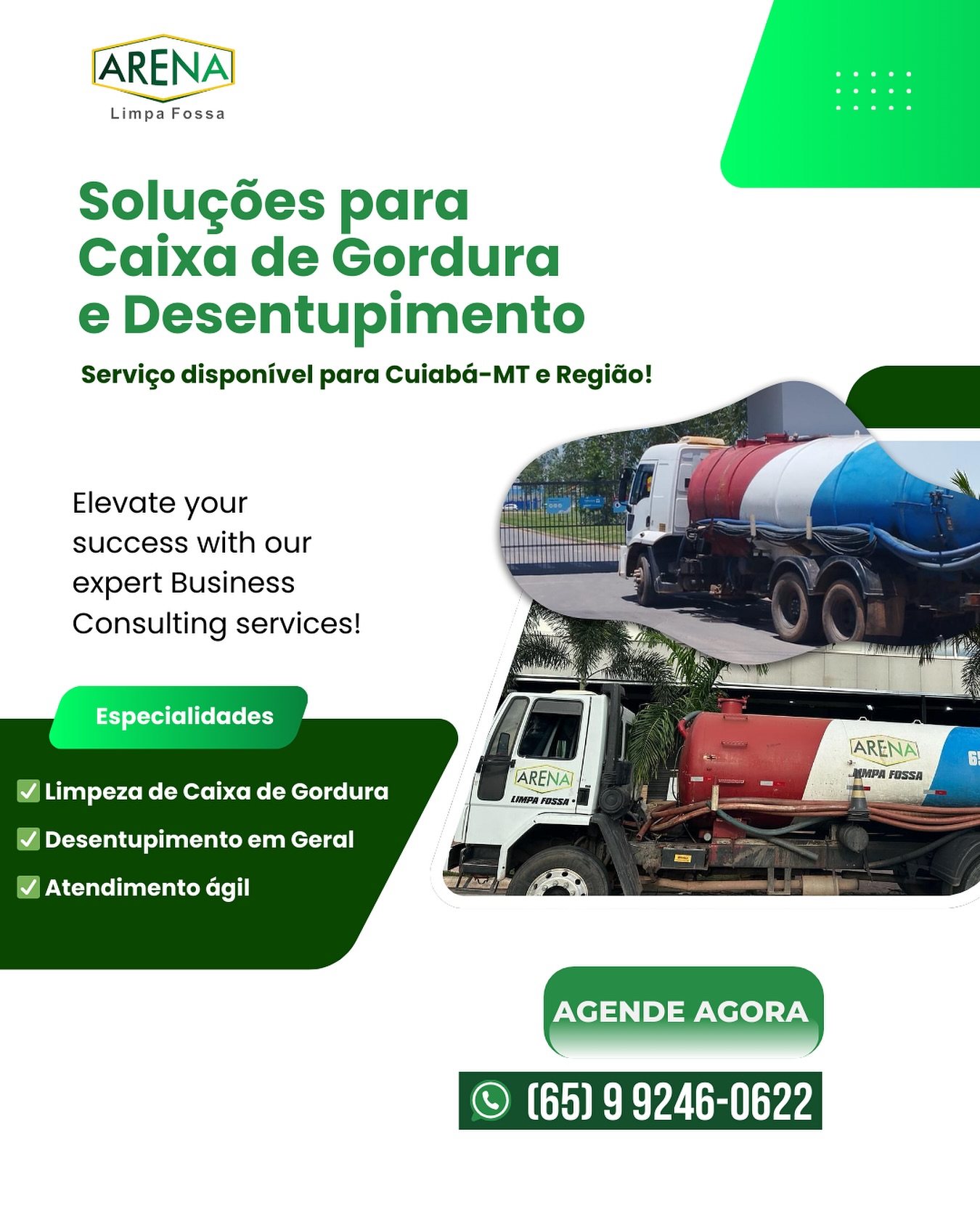 Arena Limpa Fossa Facebook ad: Na Arena Limpa Fossa, nossos profissionais resolvem os…