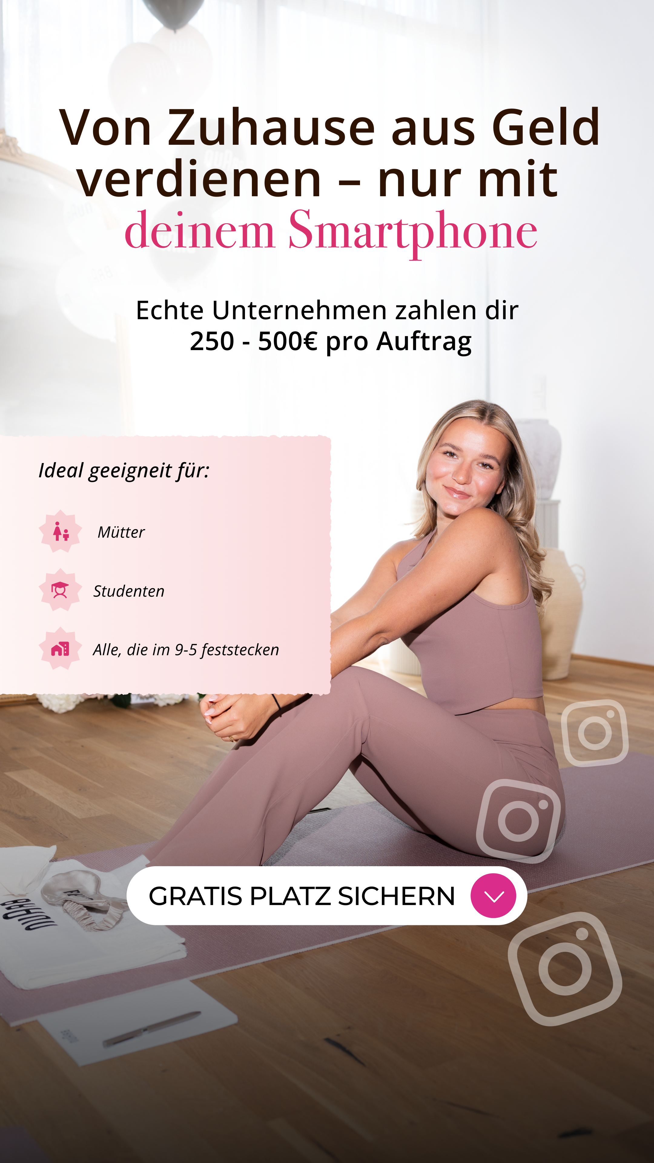 Alinas Creator Club Facebook ad