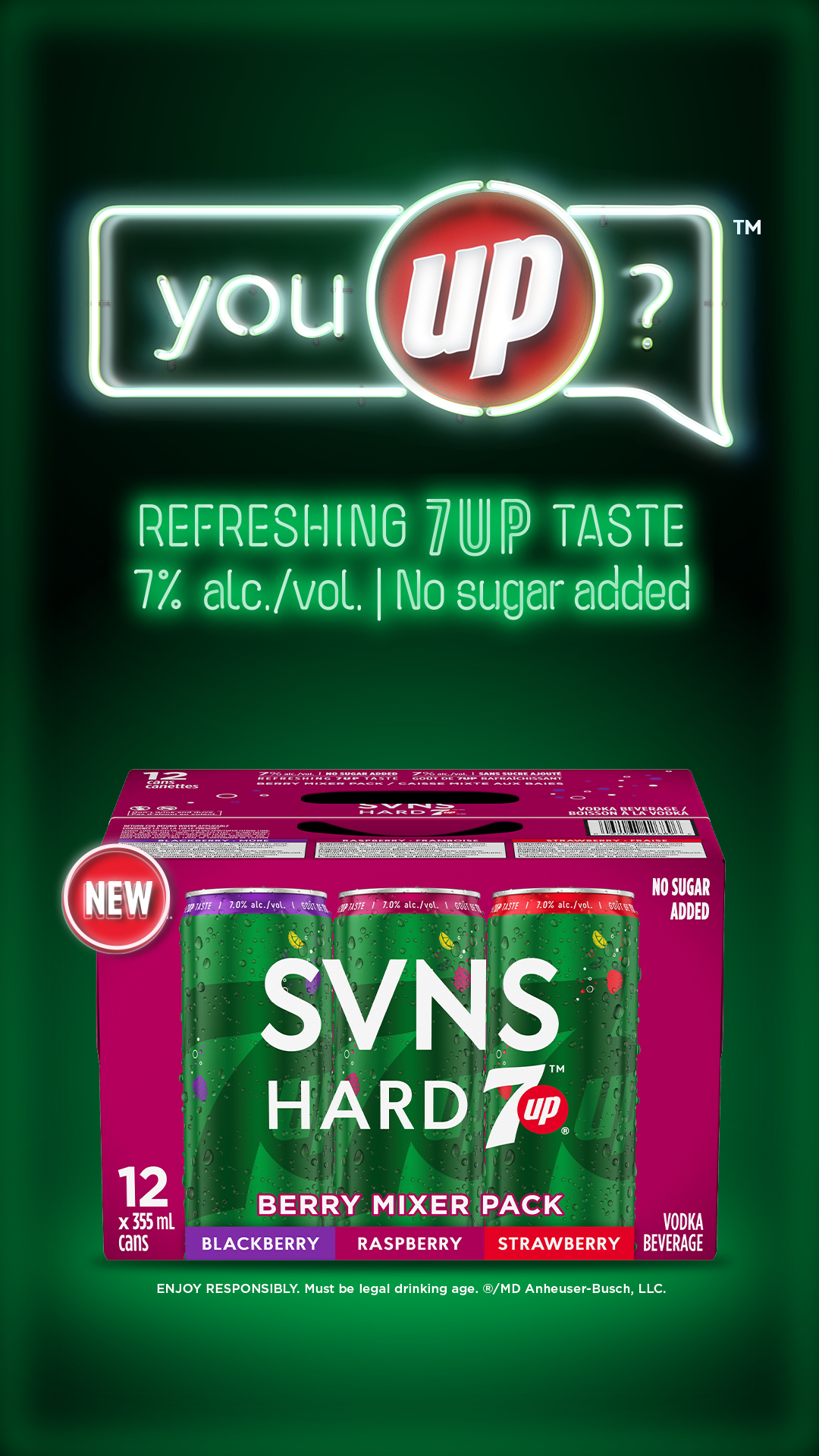SVNS Hard 7UP Facebook ad
