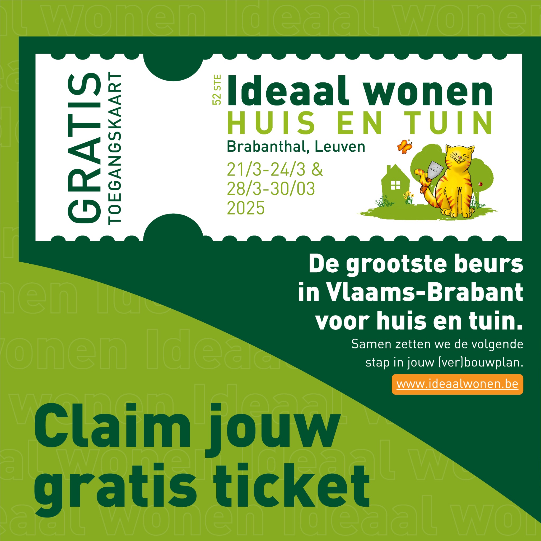 Ideaal wonen Leuven Facebook ad: Wees er snel bij!