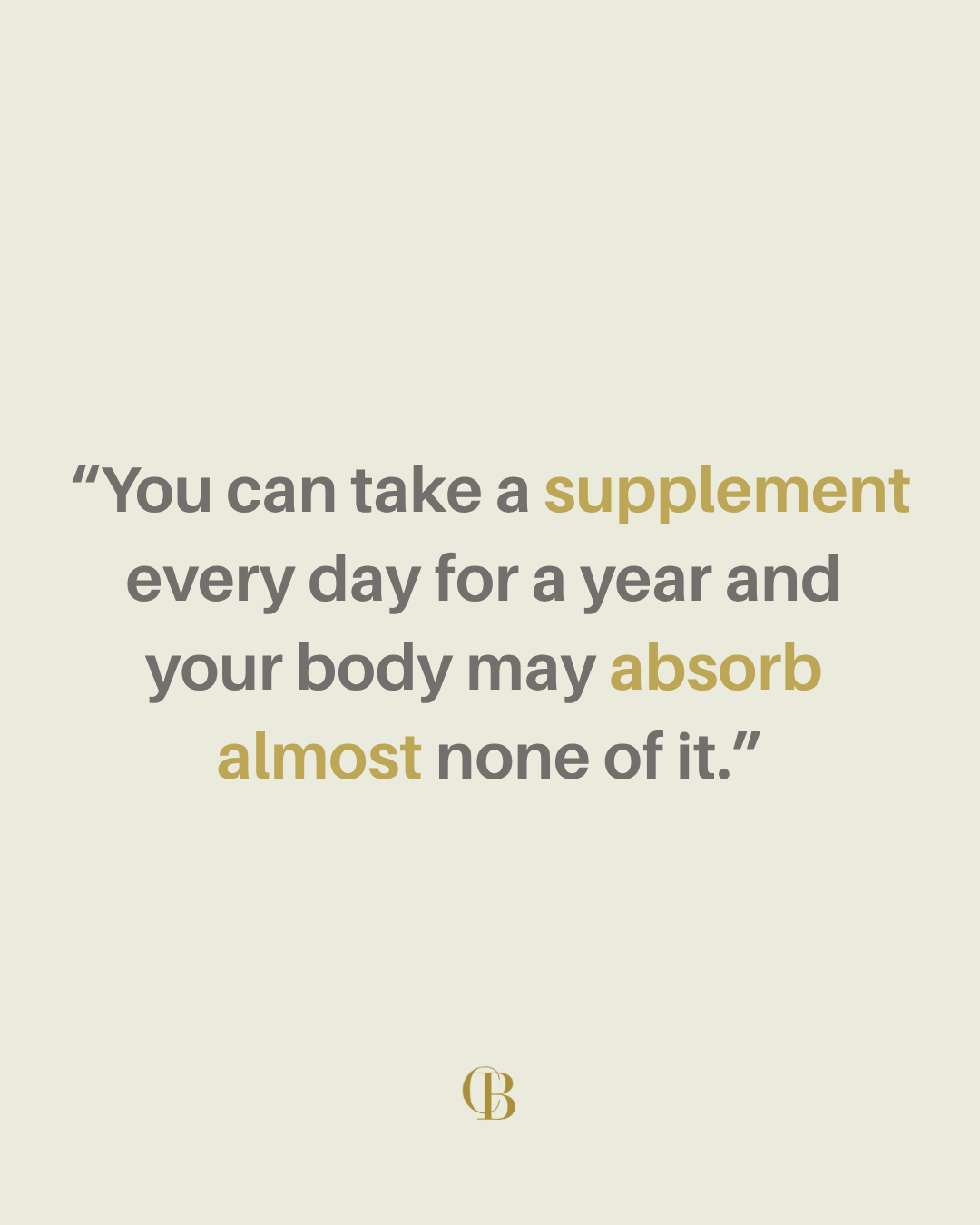 Nutrition by Caroline Bienert Facebook ad