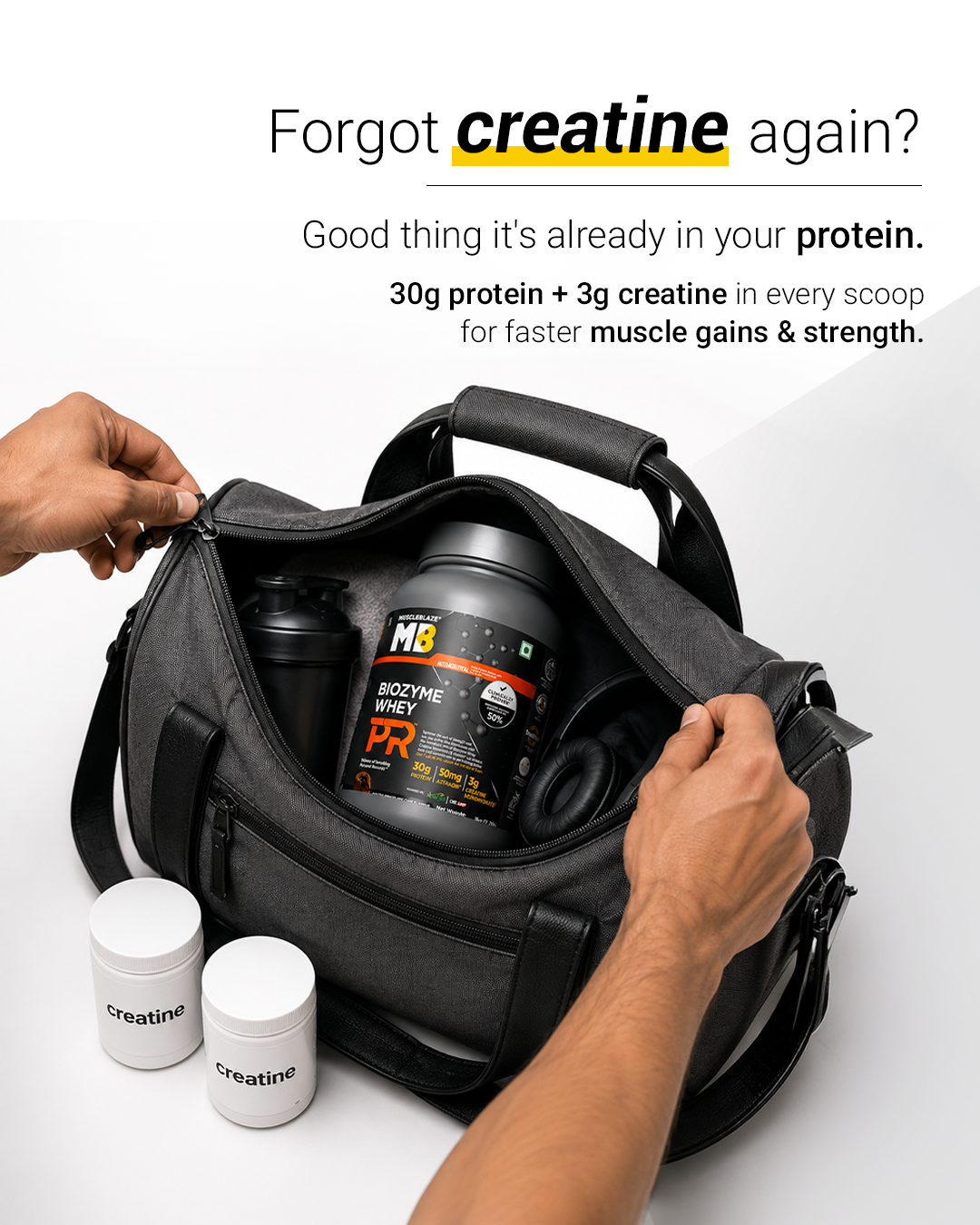 MuscleBlaze Facebook ad