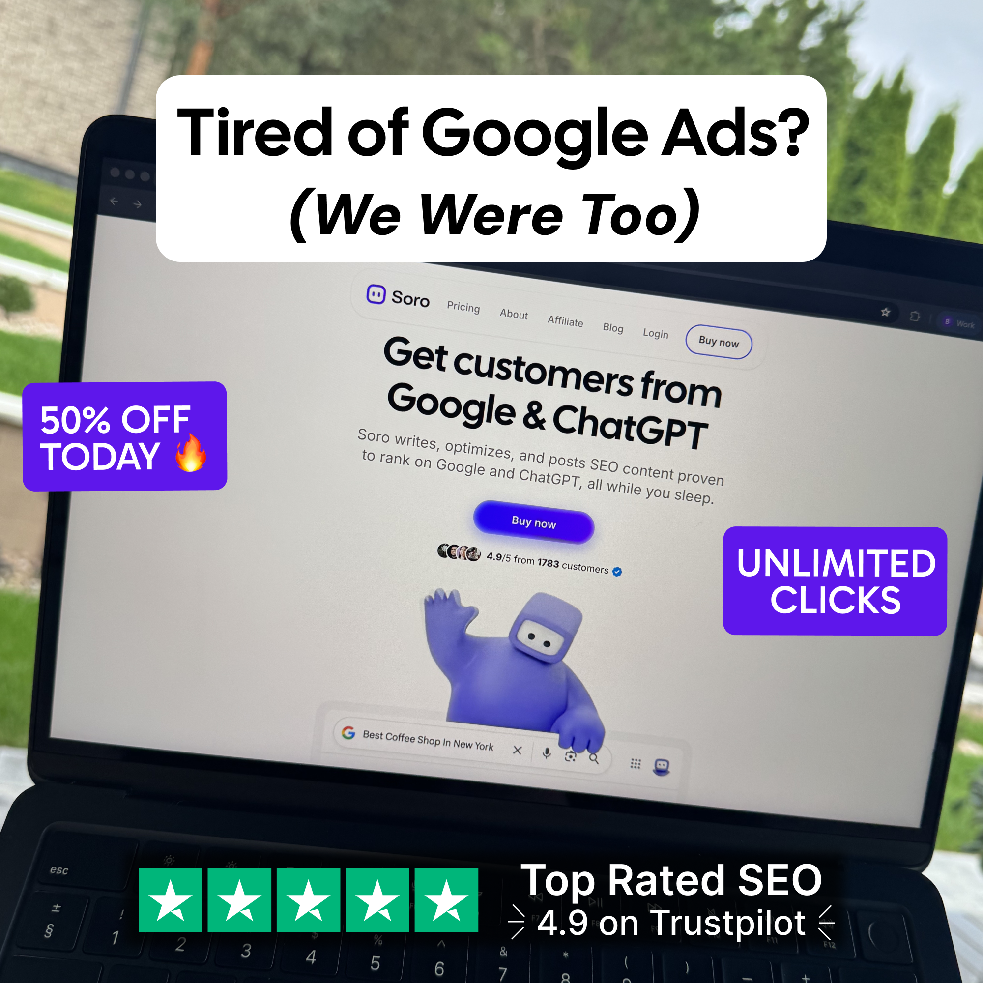 Soro SEO Facebook ad