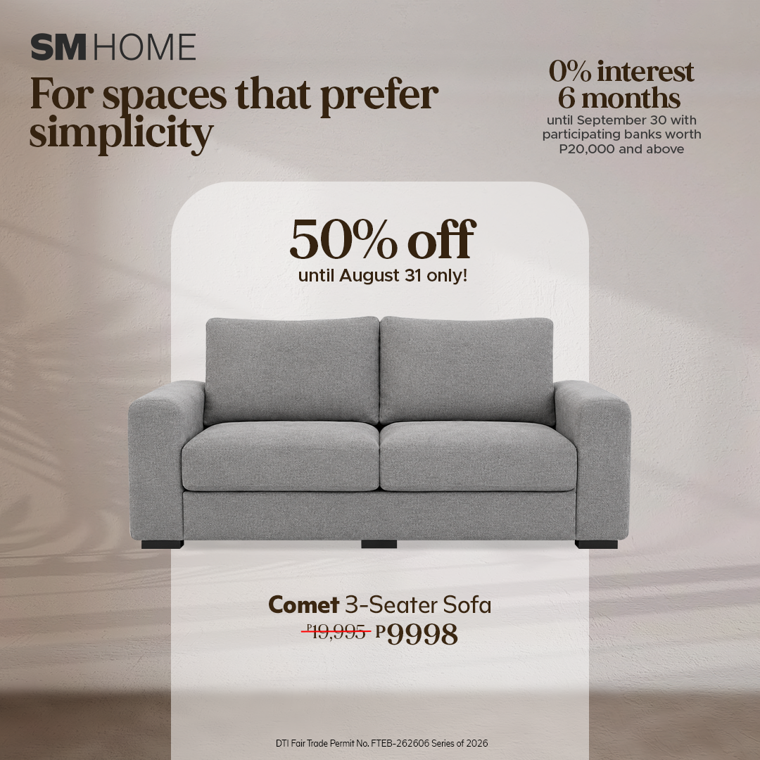 SM Home Facebook ad: The best gatherings happen when nobody's wondering where…