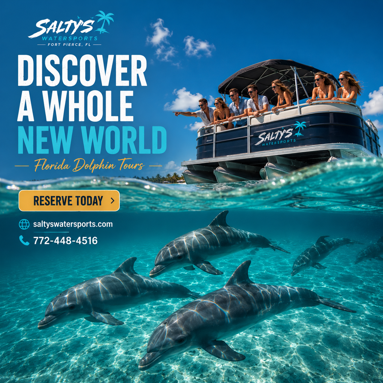 Salty’s Water Sports Boat & Jet Ski Rental Facebook ad