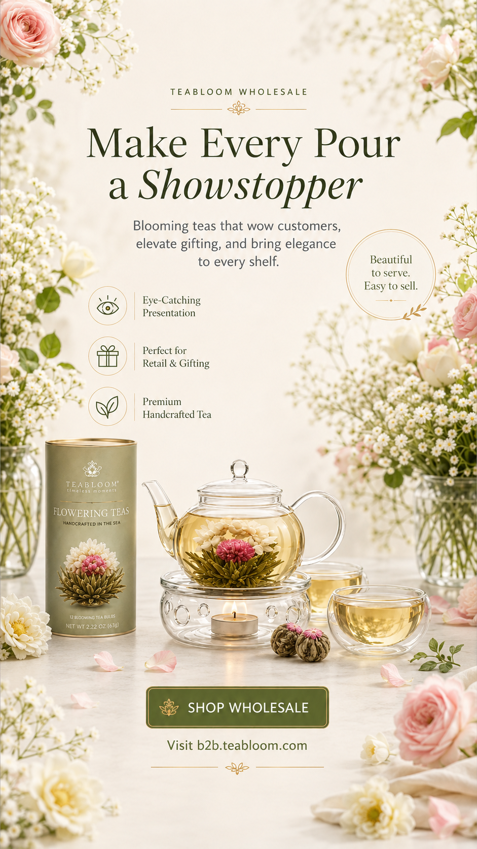 Teabloom Facebook ad