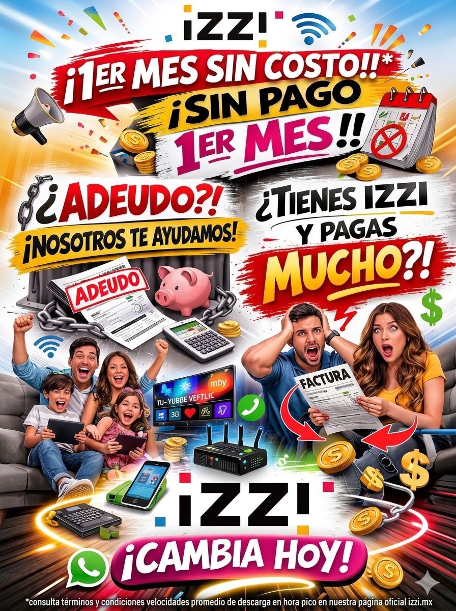 Izzii Facebook ad: INTERNET SIN PAGO EN!