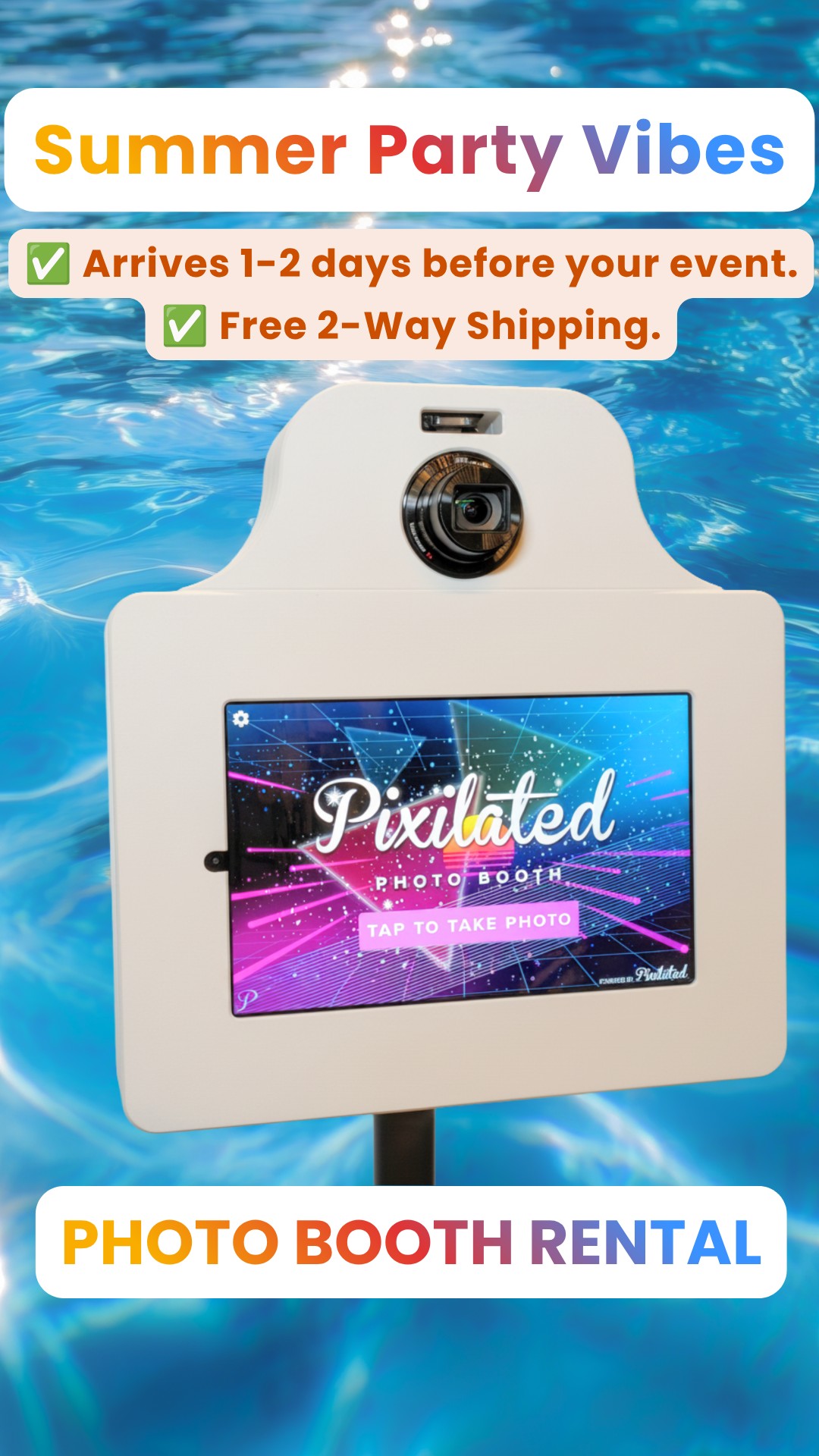 Pixilated Facebook ad