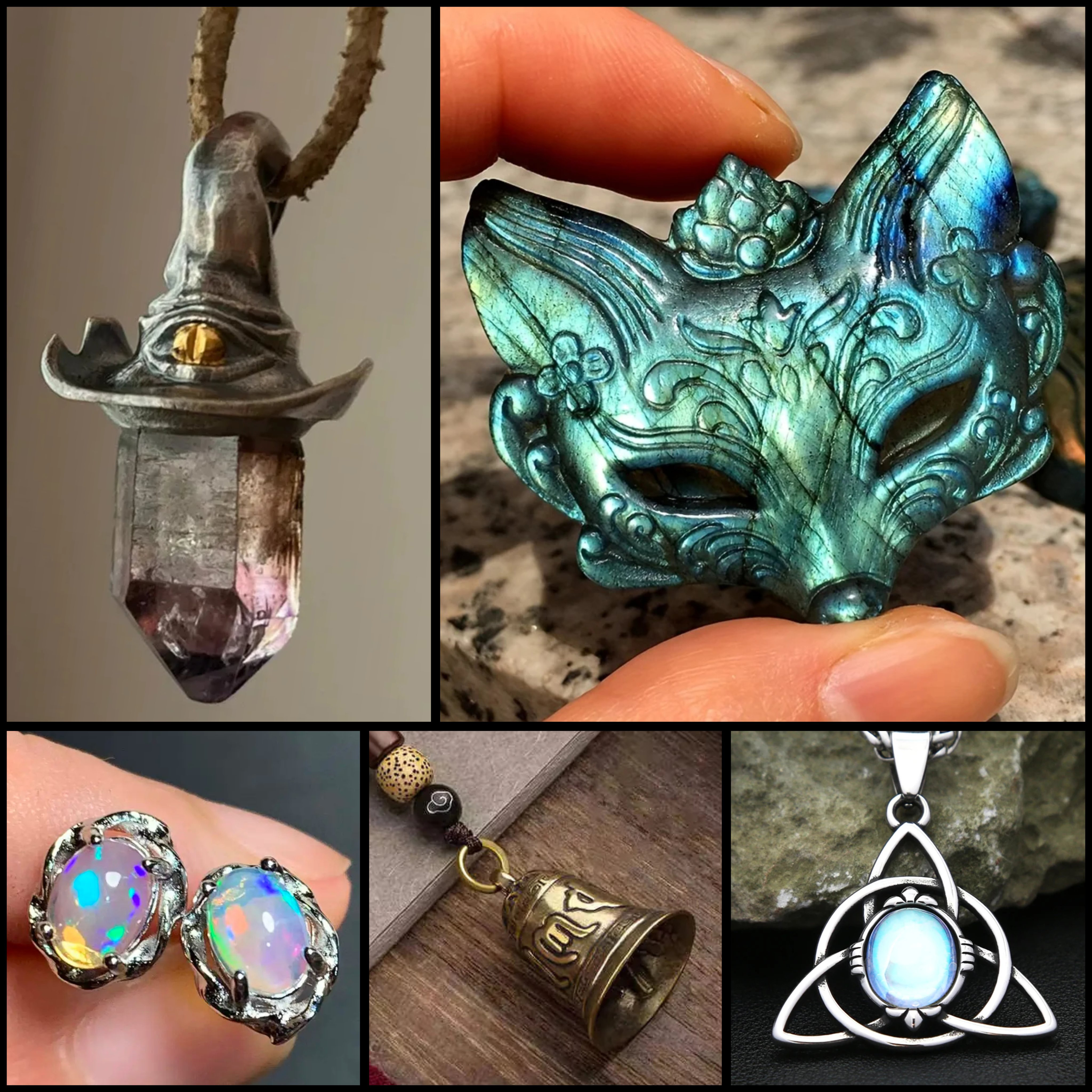 Passion des Minéraux, cristaux et Bijoux - Découverte & Bien-être Facebook ad: Pierres naturelles, bijoux énergétiques, bien-être et…