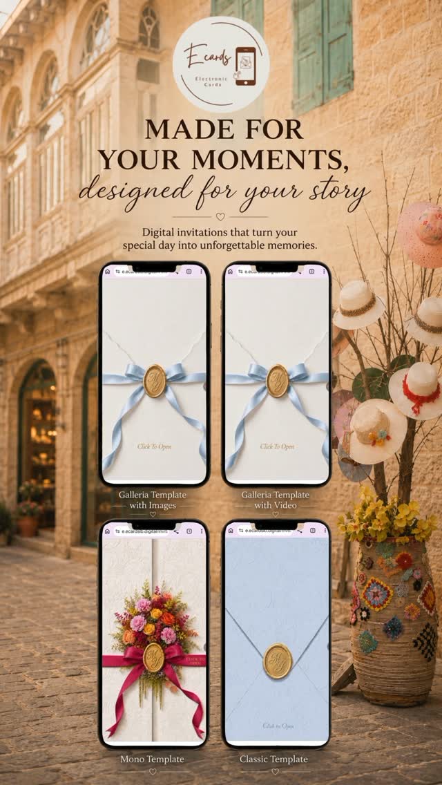 Ecards LB Facebook ad: Made for your moments, designed for your story.