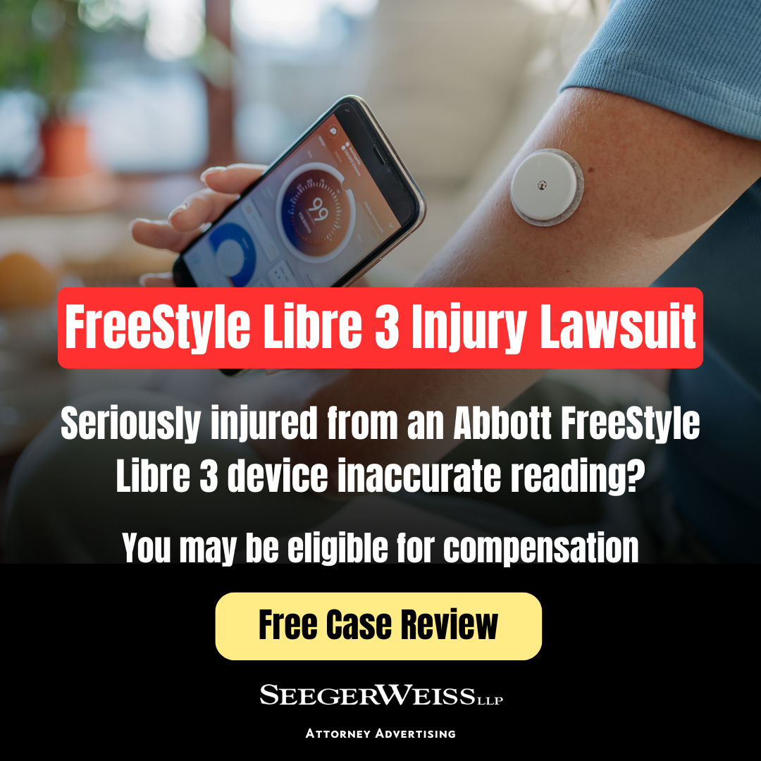 Seeger Weiss - Product Liability Facebook ad