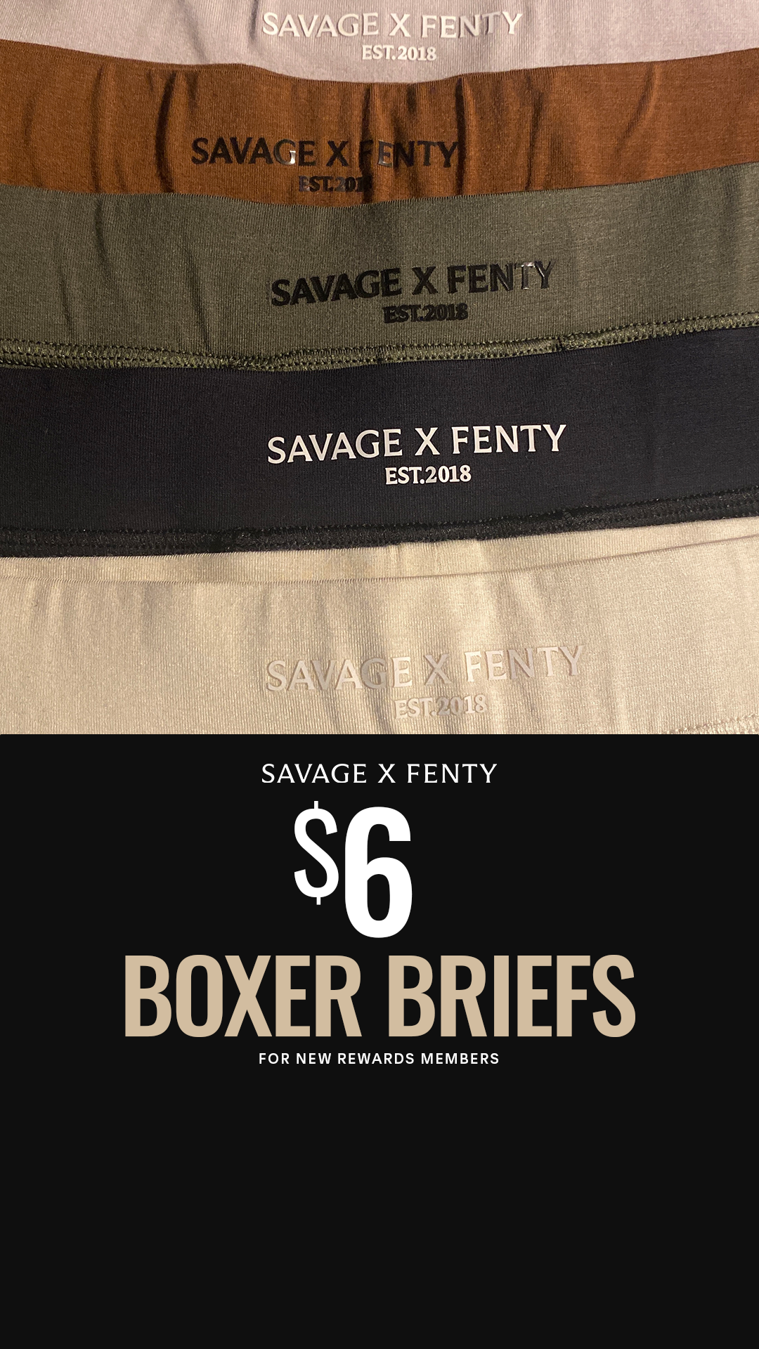 Savage X Fenty Facebook ad