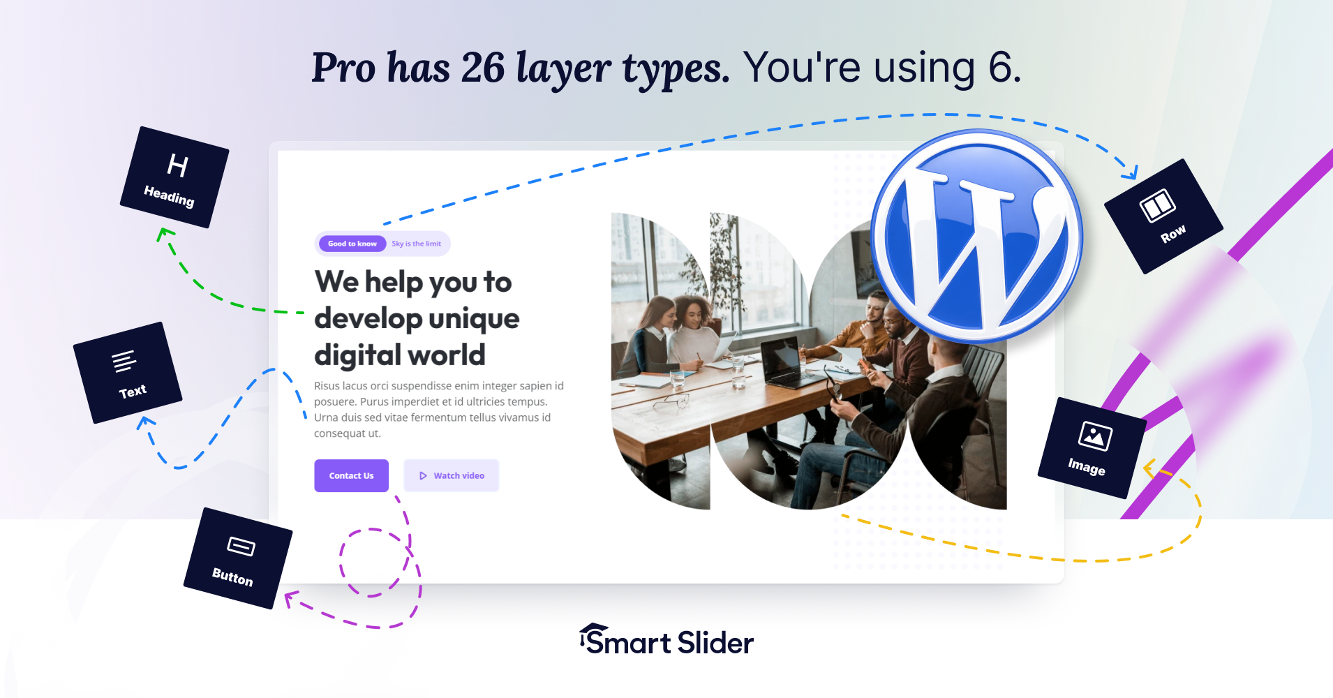 Smart Slider 3 Facebook ad: Same editor. Every template unlocked.