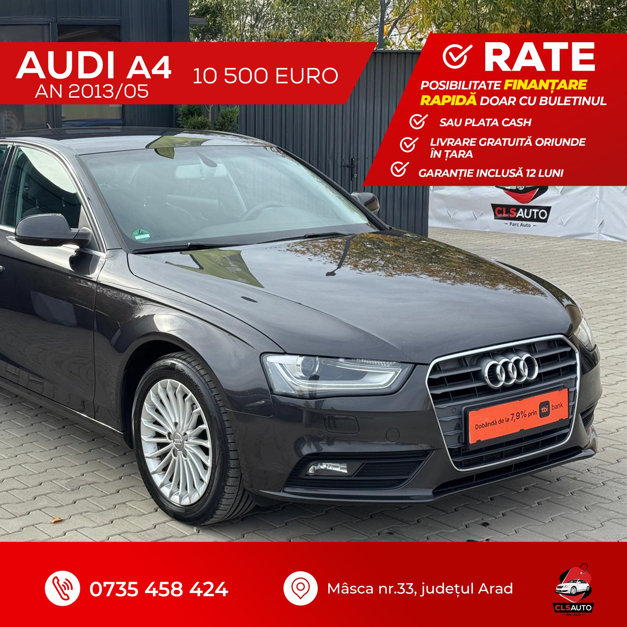 CLS Auto Facebook ad: Rate/Cash