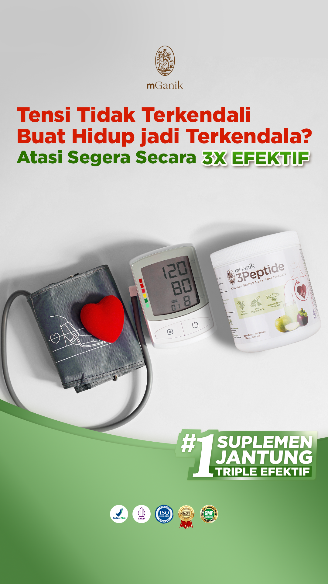 mGanik 3Peptide Tensi Normal Facebook ad