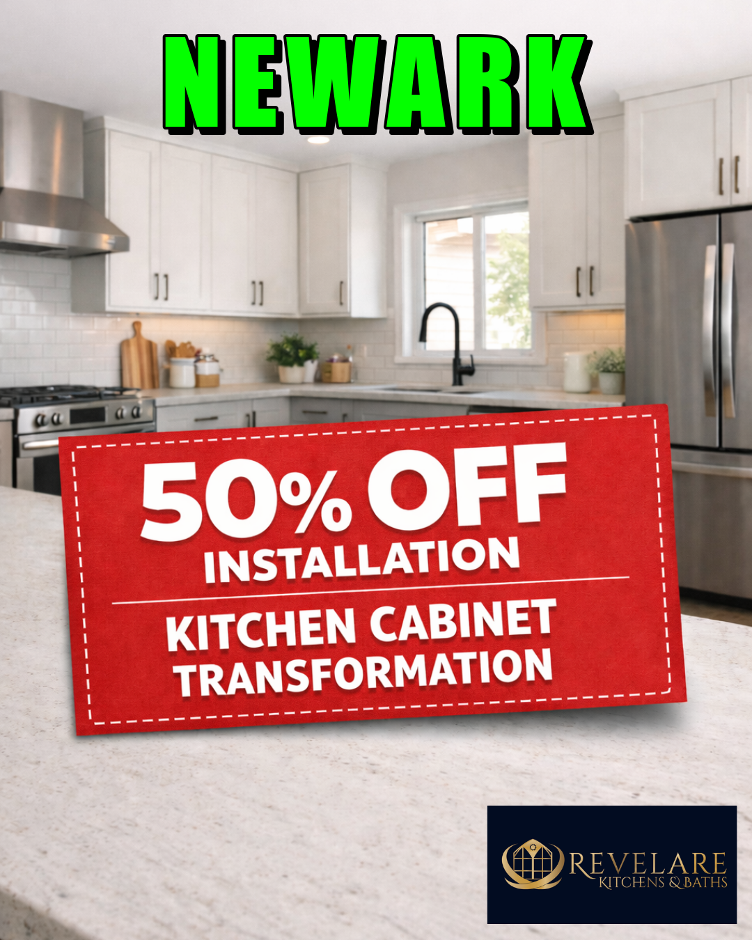 Revelare Kitchens Facebook ad