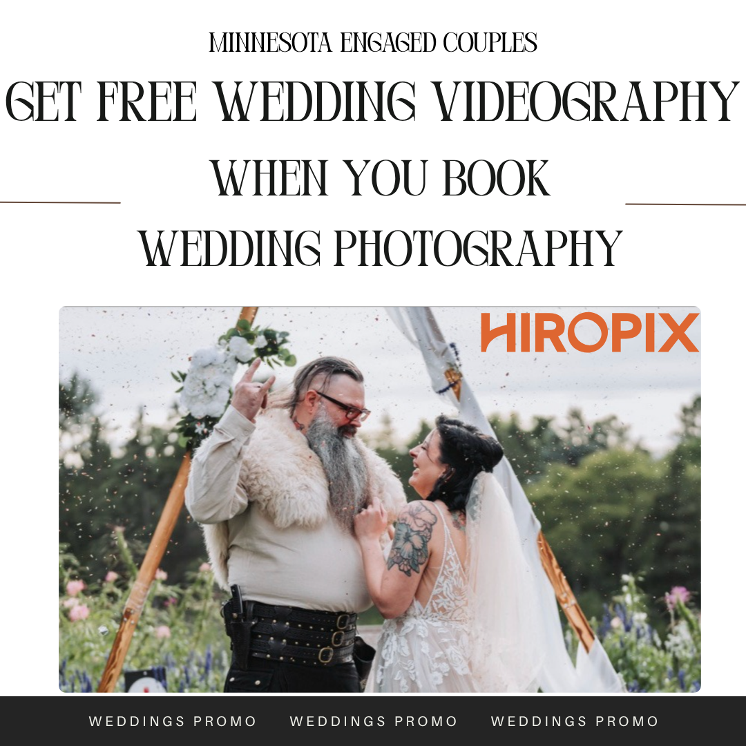 Weddings by Hiropix Facebook ad: Photos Capture the Moment. Video Lets You Relive It.