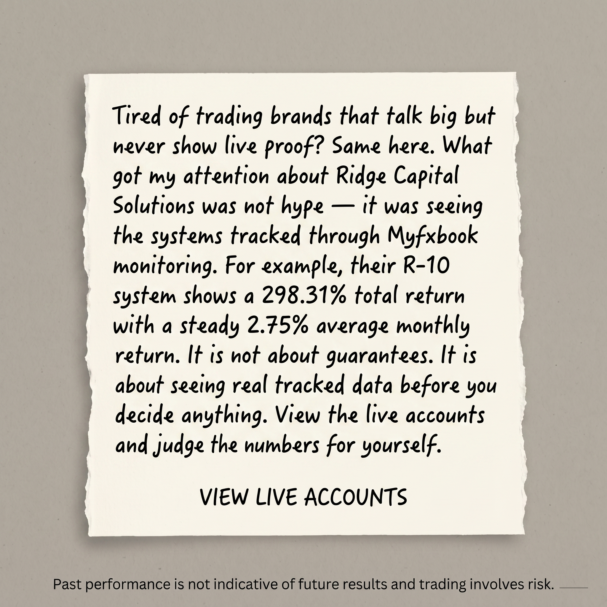 Ridge Capital Solutions Facebook ad