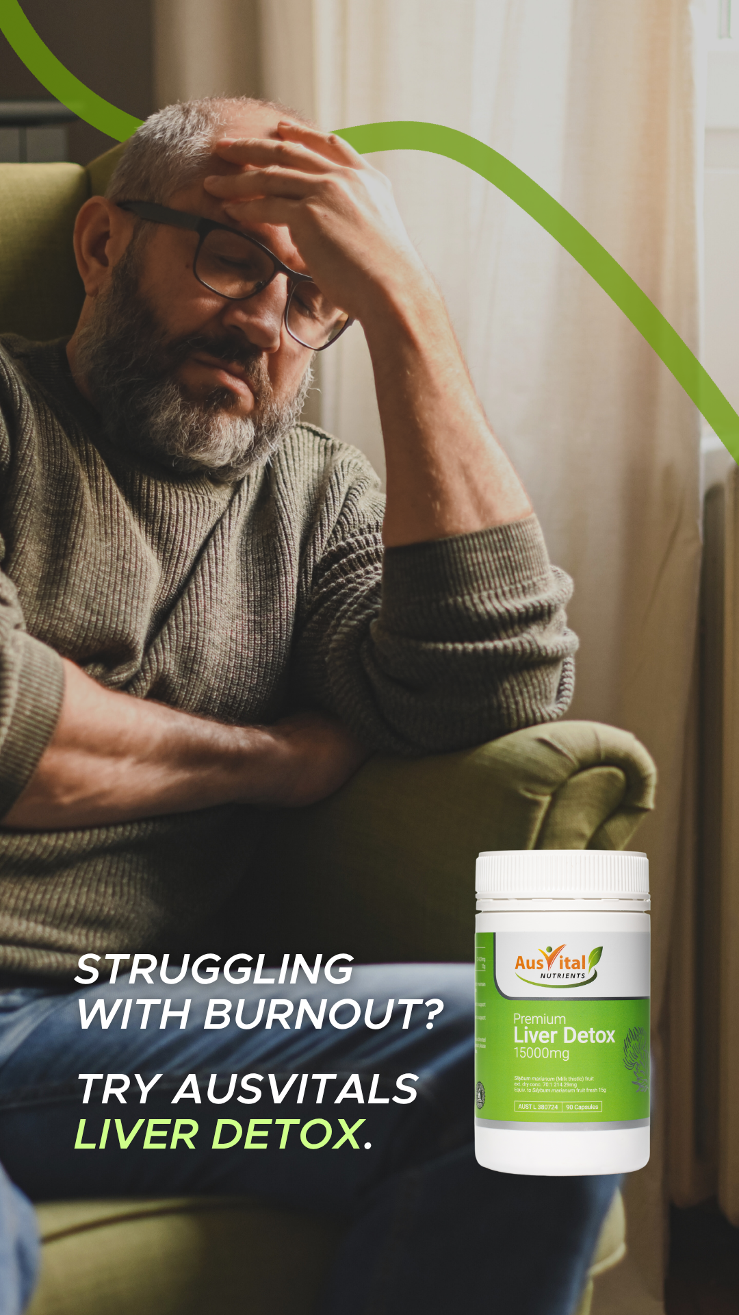 AusVital Nutrients Facebook ad from Aug 31, 2025