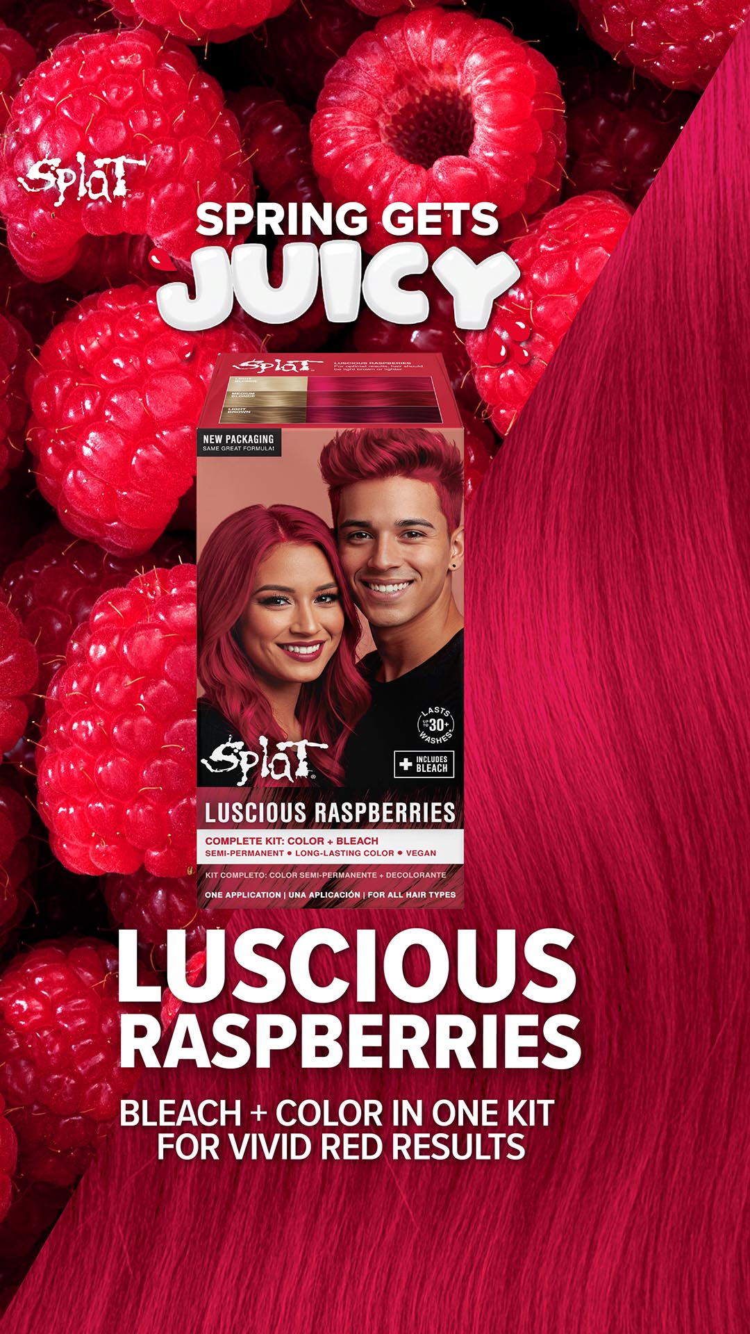 Splat Hair Color Facebook ad