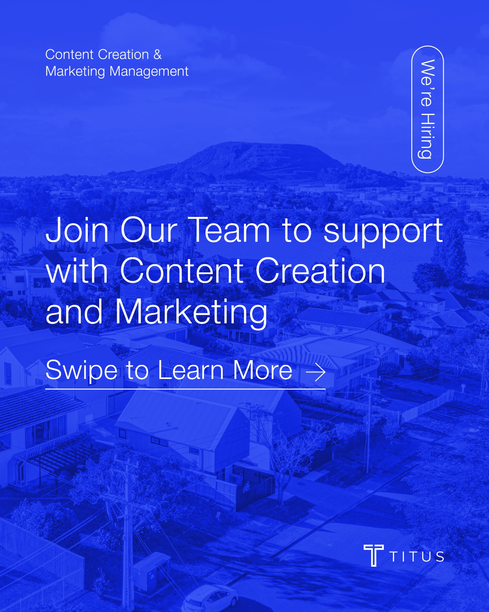 Titus Group Facebook ad: Join Titus Group and gain real-world experience in…