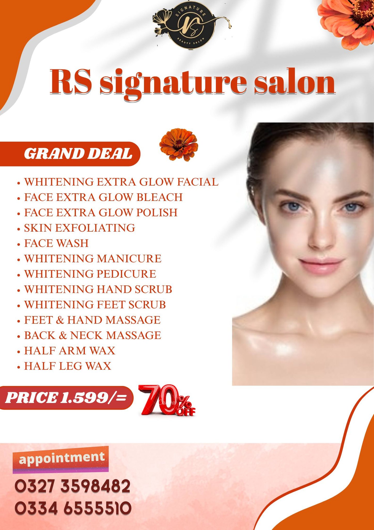 RS signature salon Facebook ad