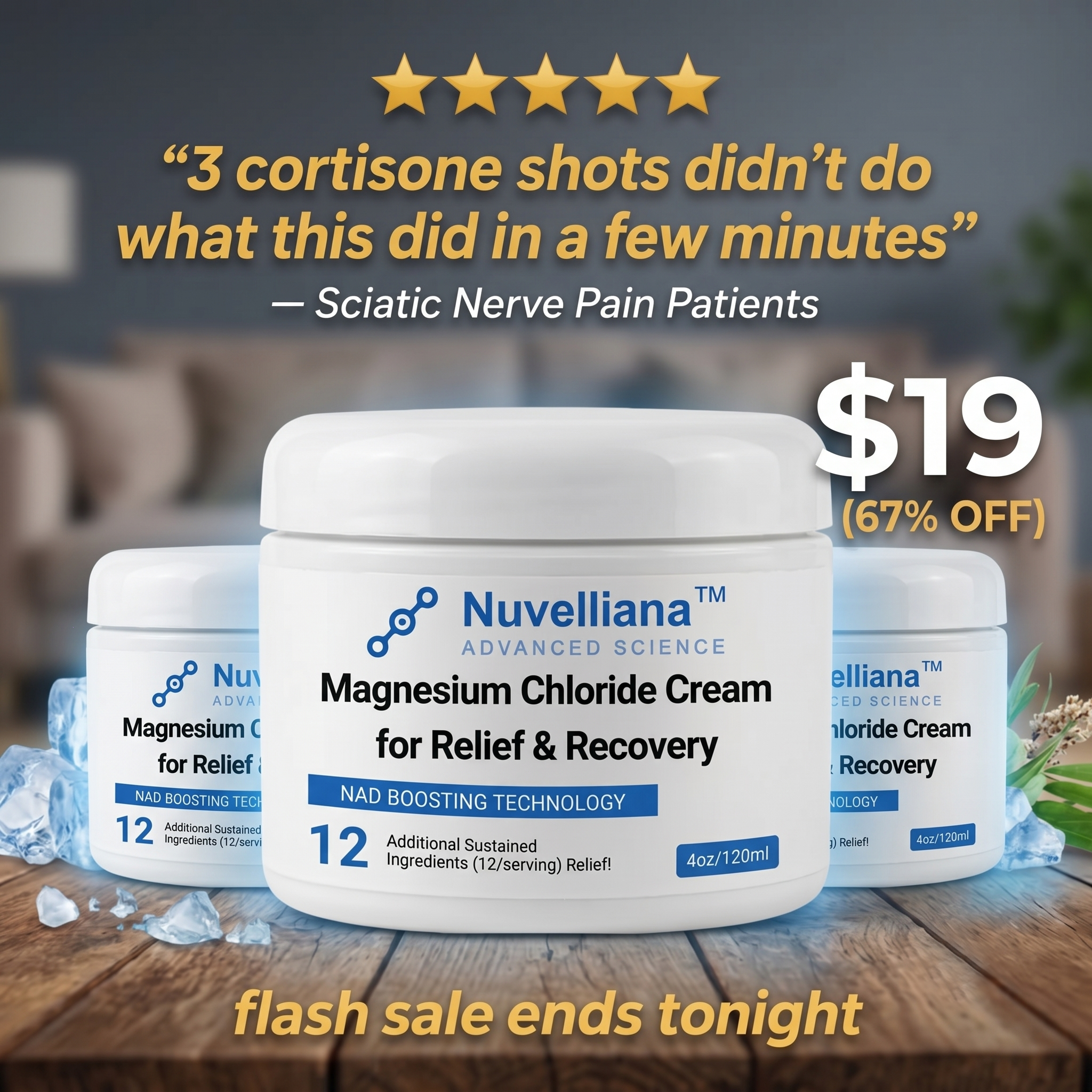 Glow & Grace Facebook ad: Put an End to Sciatic Nerve Pain for Good?
