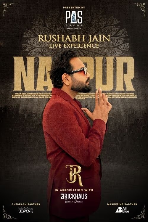 AllEvents India Facebook ad: Rushabh Jain Live Experience