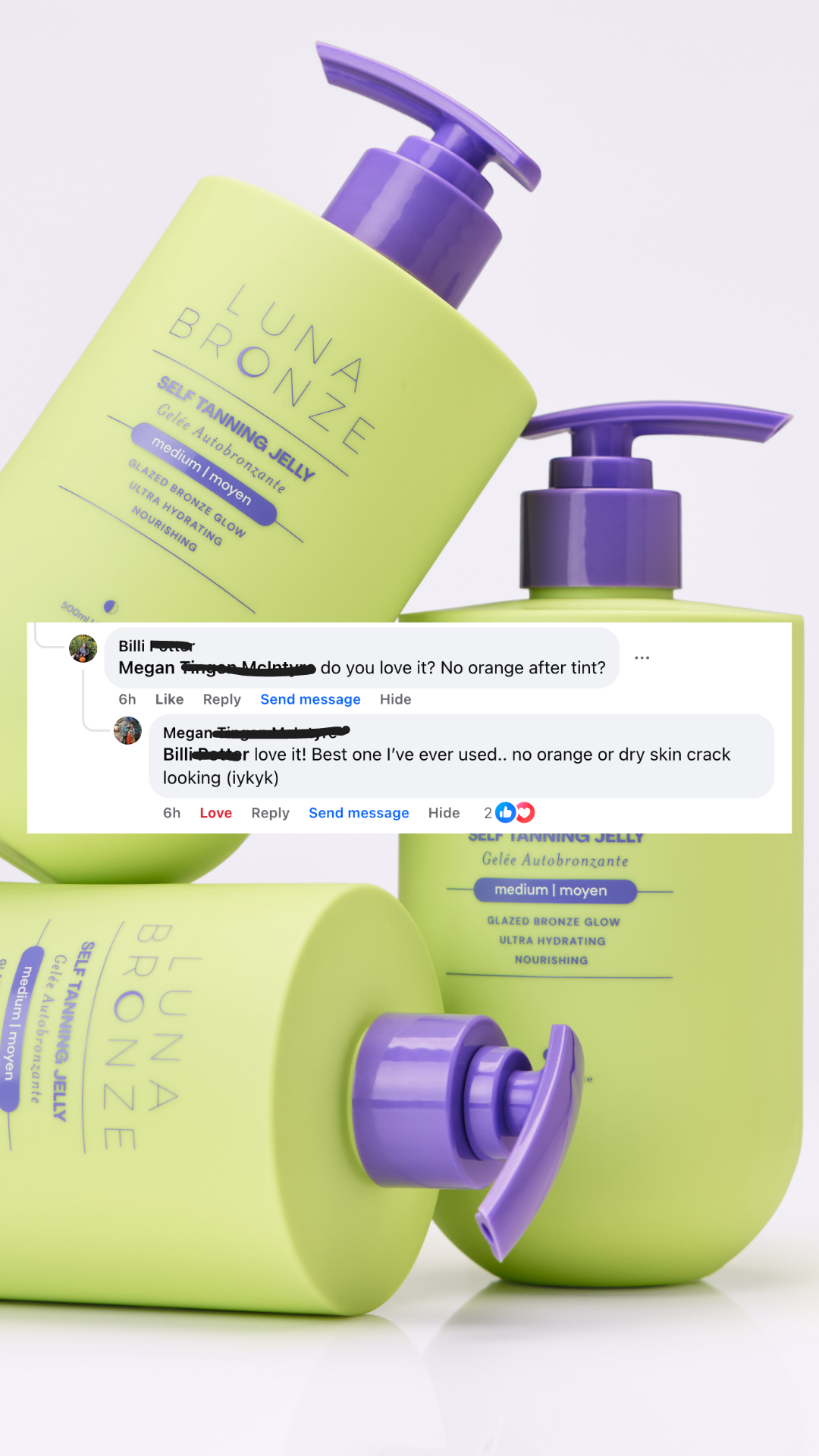 Luna Bronze Facebook ad