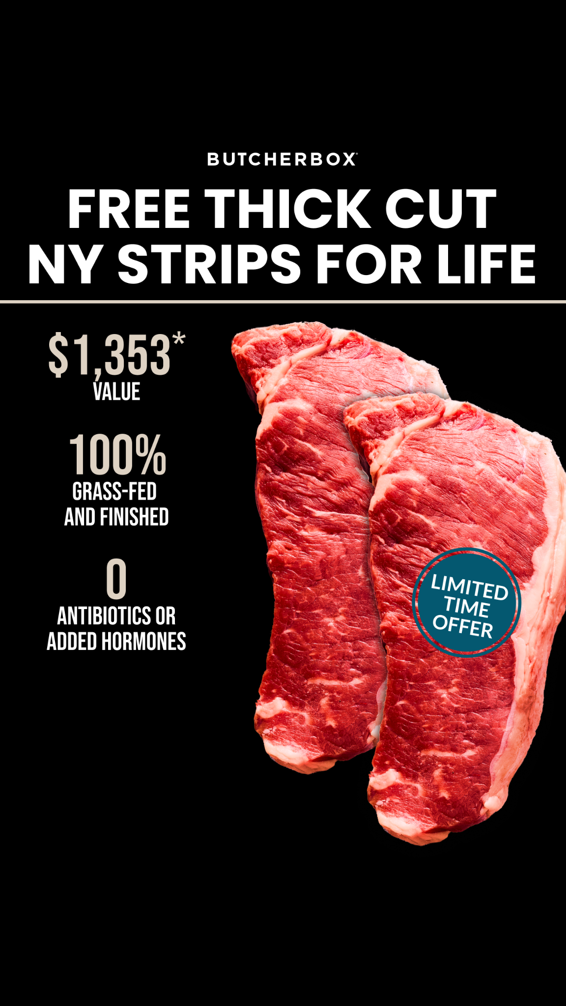 ButcherBox Facebook ad
