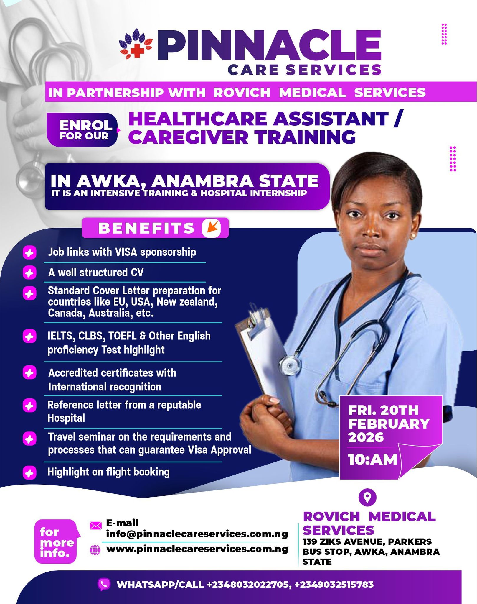 Pinnacle Care Services Facebook ad