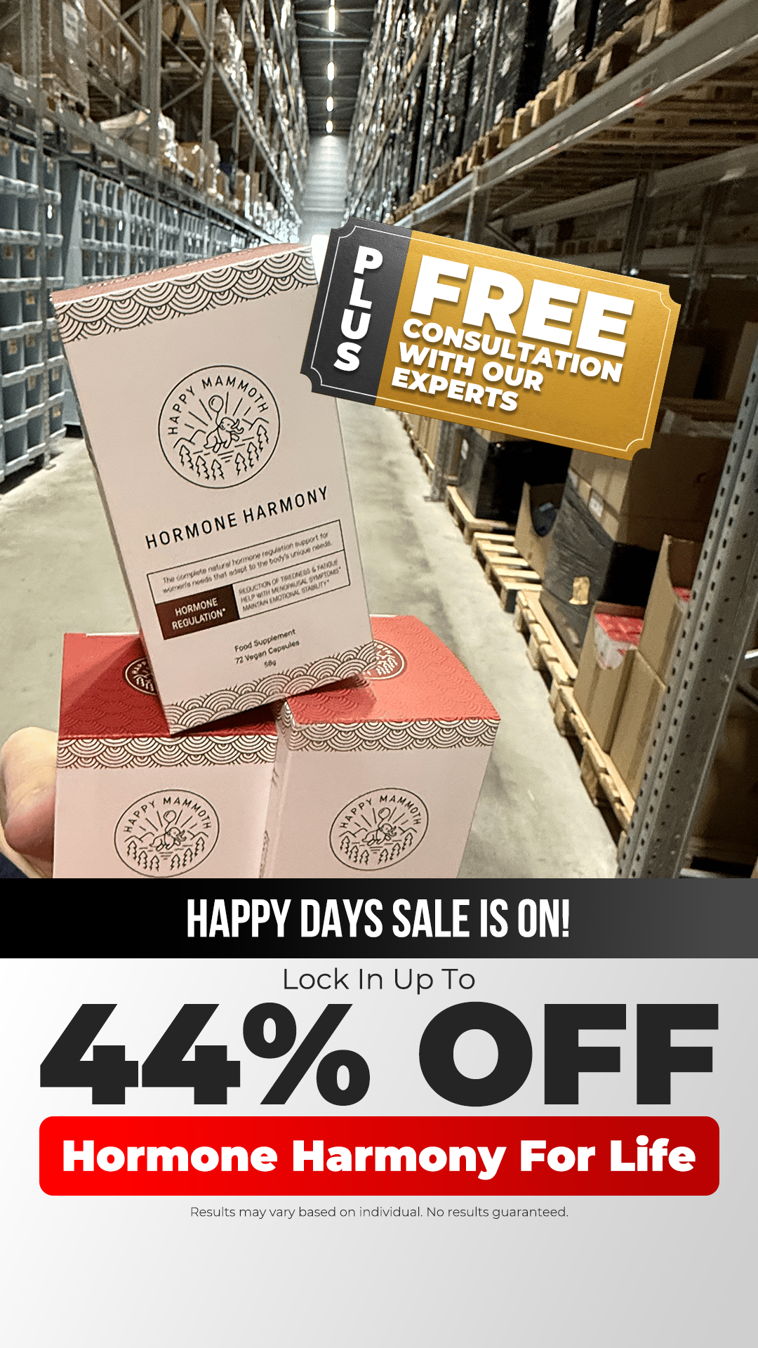 Happy Mammoth US Facebook ad