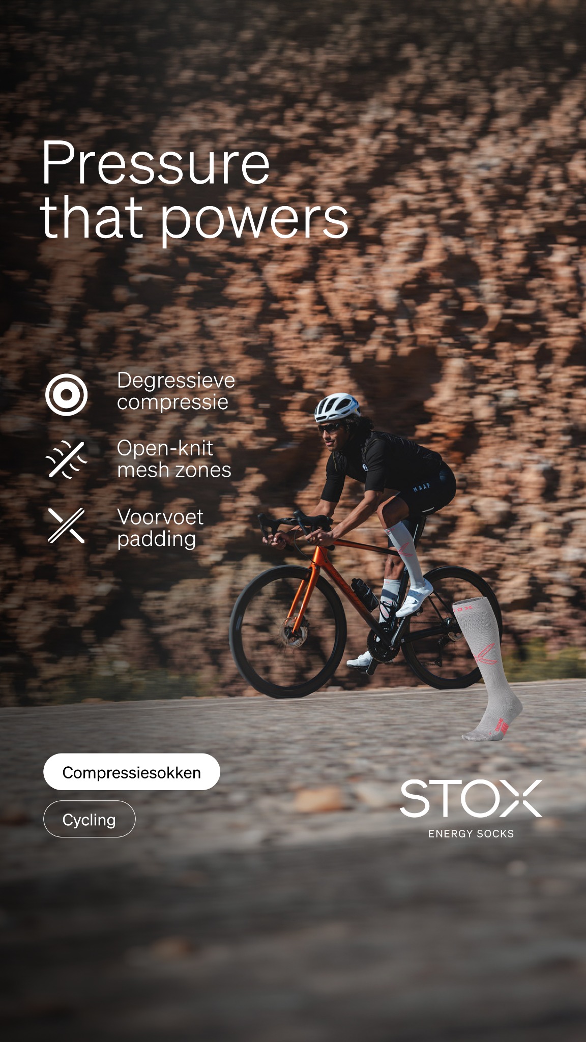 STOX Energy Socks Facebook ad