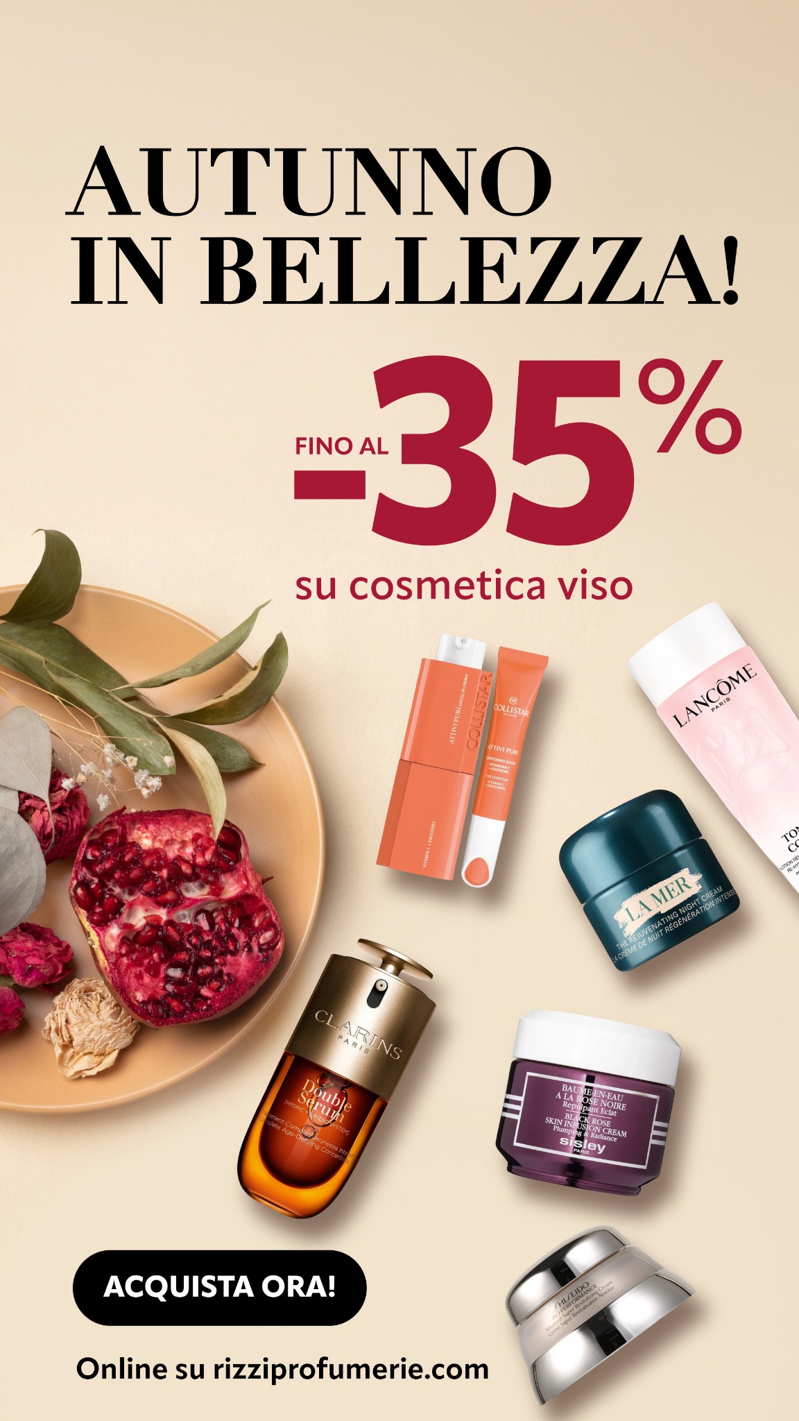 Rizzi Profumerie Estetica Facebook ad: Fino al -35% su shampoo, sieri e styling