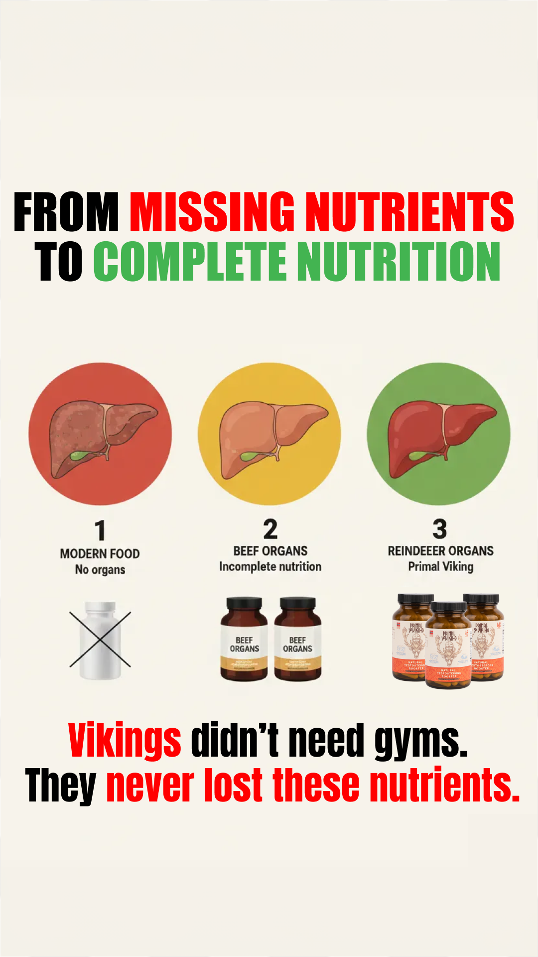 Primal Viking Facebook ad
