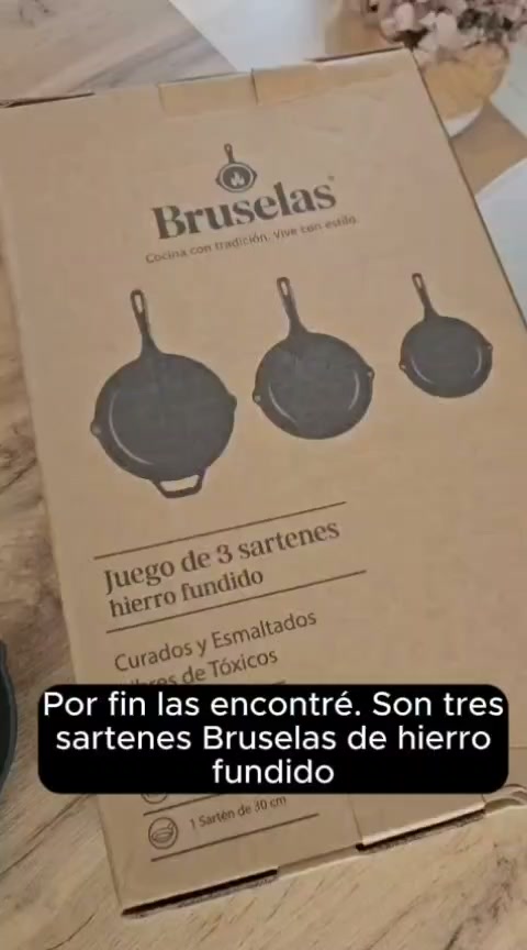 Bruselas Cocina Spain Facebook ad: ¿Y si un sartén de hierro fundido lo tuviera TODO?