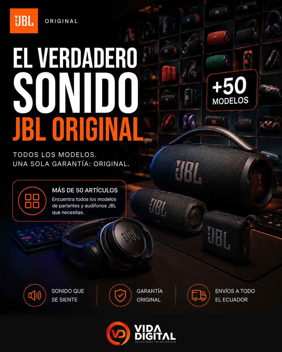Vida Digital Ecuador - Computacion Facebook ad: Cotiza tu JBL Original