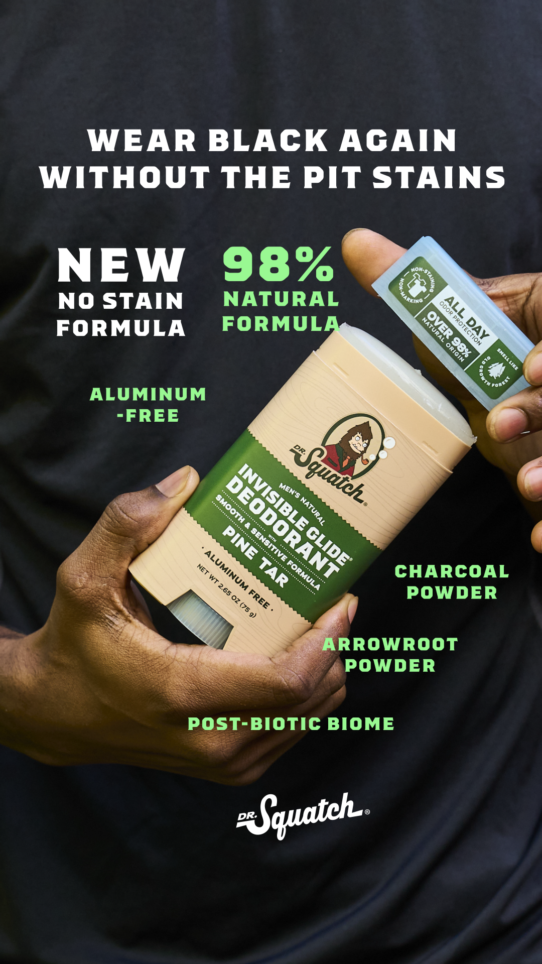 Dr. Squatch Facebook ad