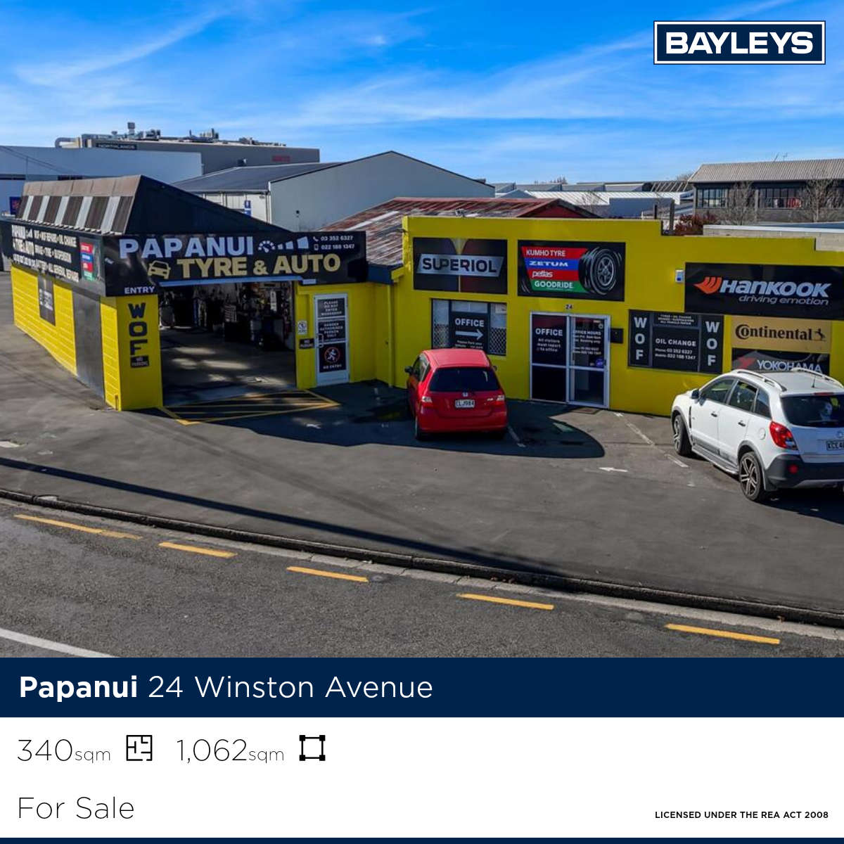 Bayleys Canterbury Commercial Facebook ad from Aug 16, 2026