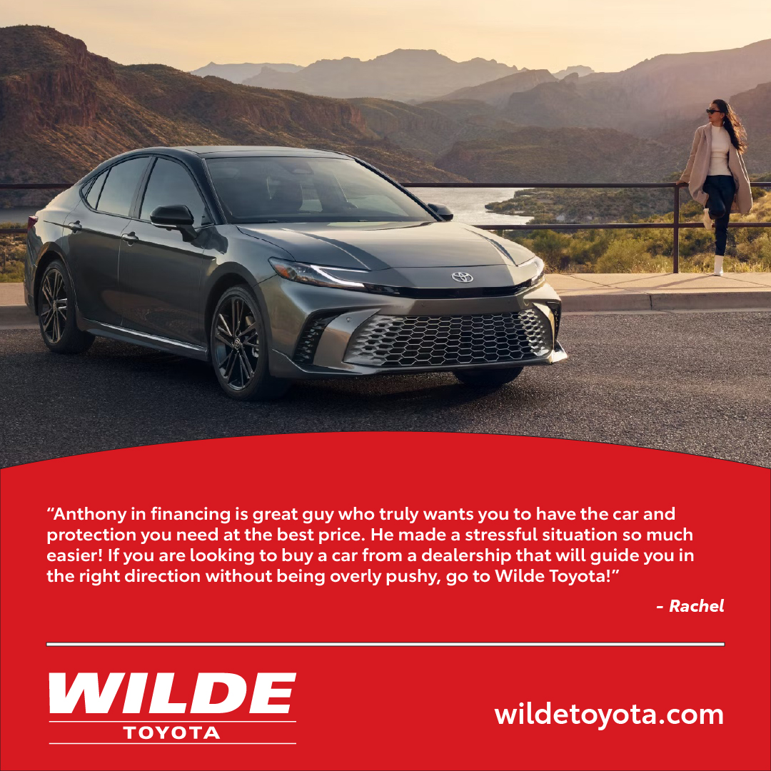 Wilde Toyota Facebook ad: We truly appreciate your kind words and the…